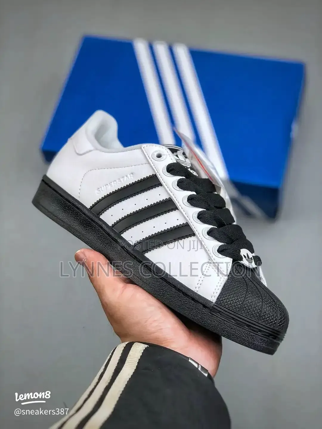 Adidas Superstar Og Black and White