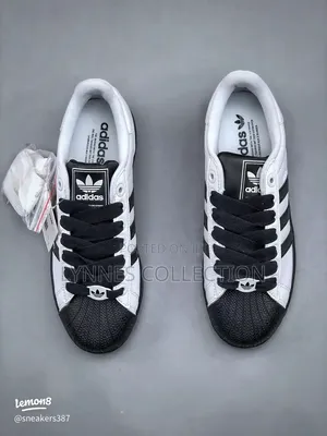 Adidas Superstar Og Black and White