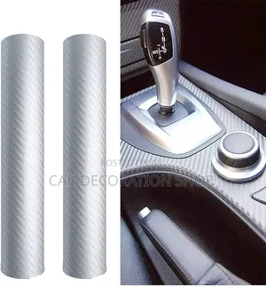Tactile, Embossed Finish Carbon Silver Vinyl Wrap 1.5mx1m