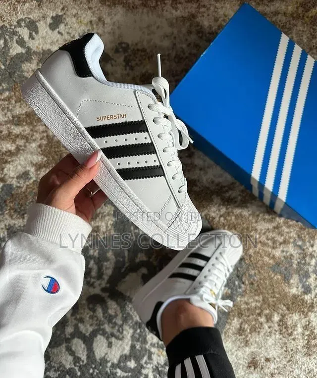 Adidas Superstar Black White Sneakers – Classic Urban Icon