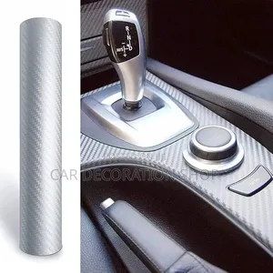Original Surfaces Car Carbon Silver Vinyl Interior Exterior Wrap