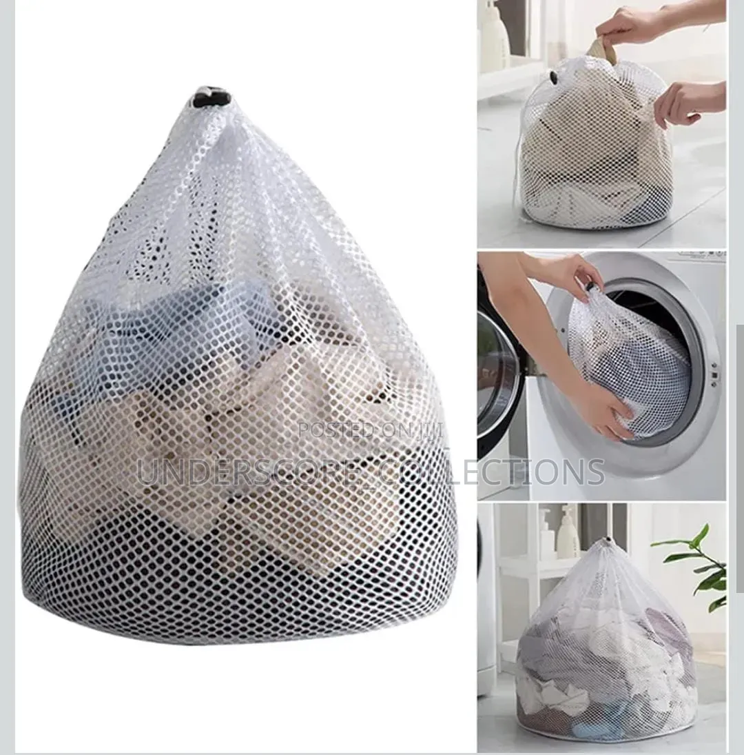 2 Pieces Big Mesh Laundry Bags for Washing Machine
