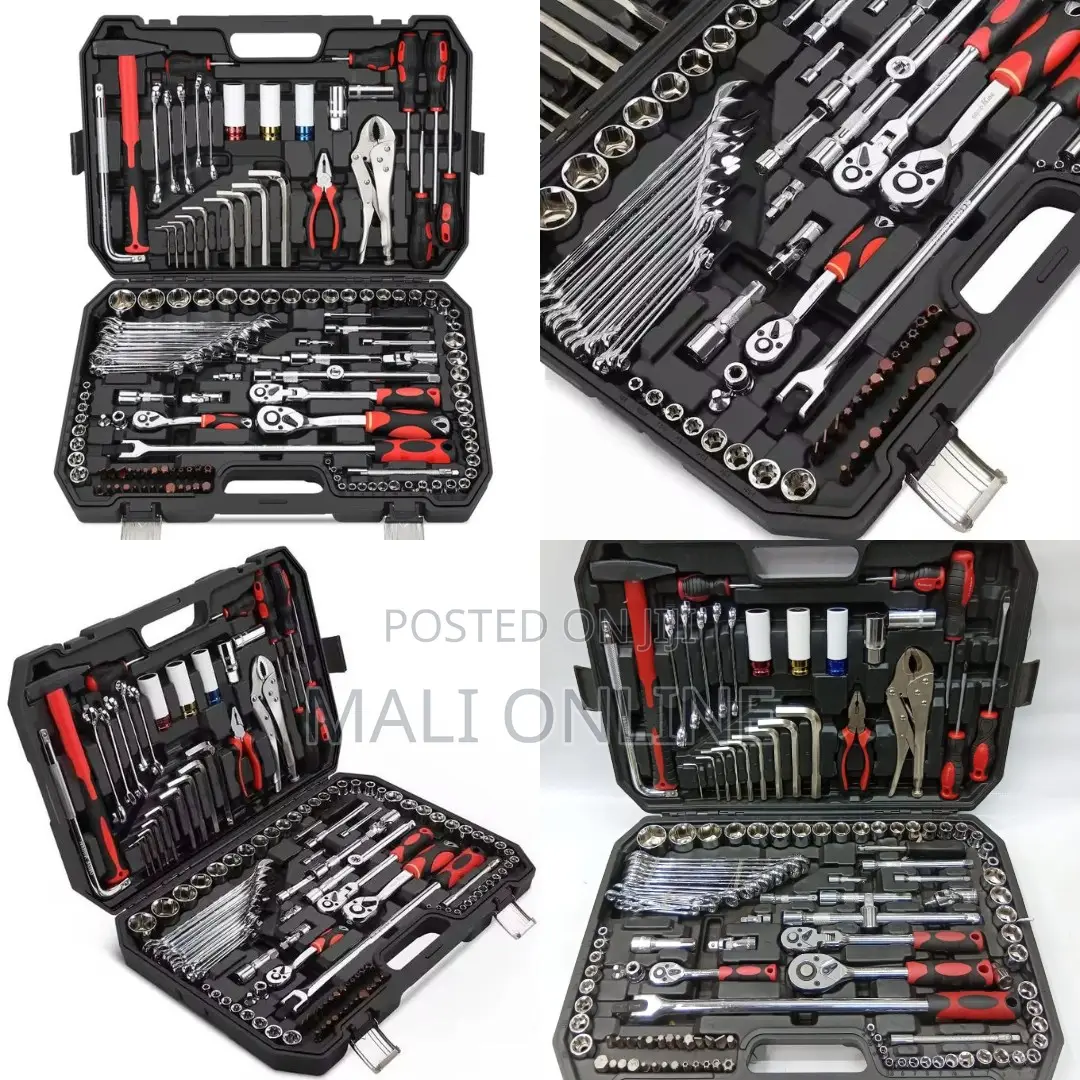 142 PCS Mechanic Socket Tool Kit Car Repair Hand Tools Set Carry Case