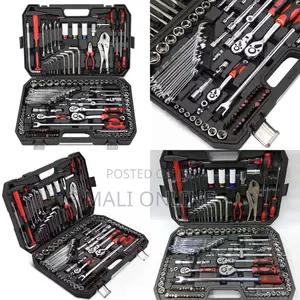 142 PCS Mechanic Socket Tool Kit Car Repair Hand Tools Set Carry Case