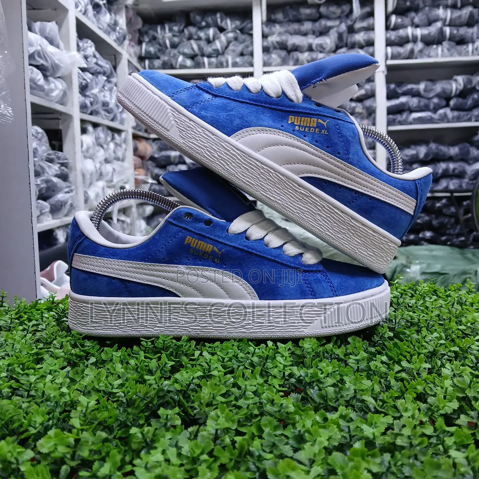 Puma Xl Blue Sneakers – Bold Sporty Streetwear Design