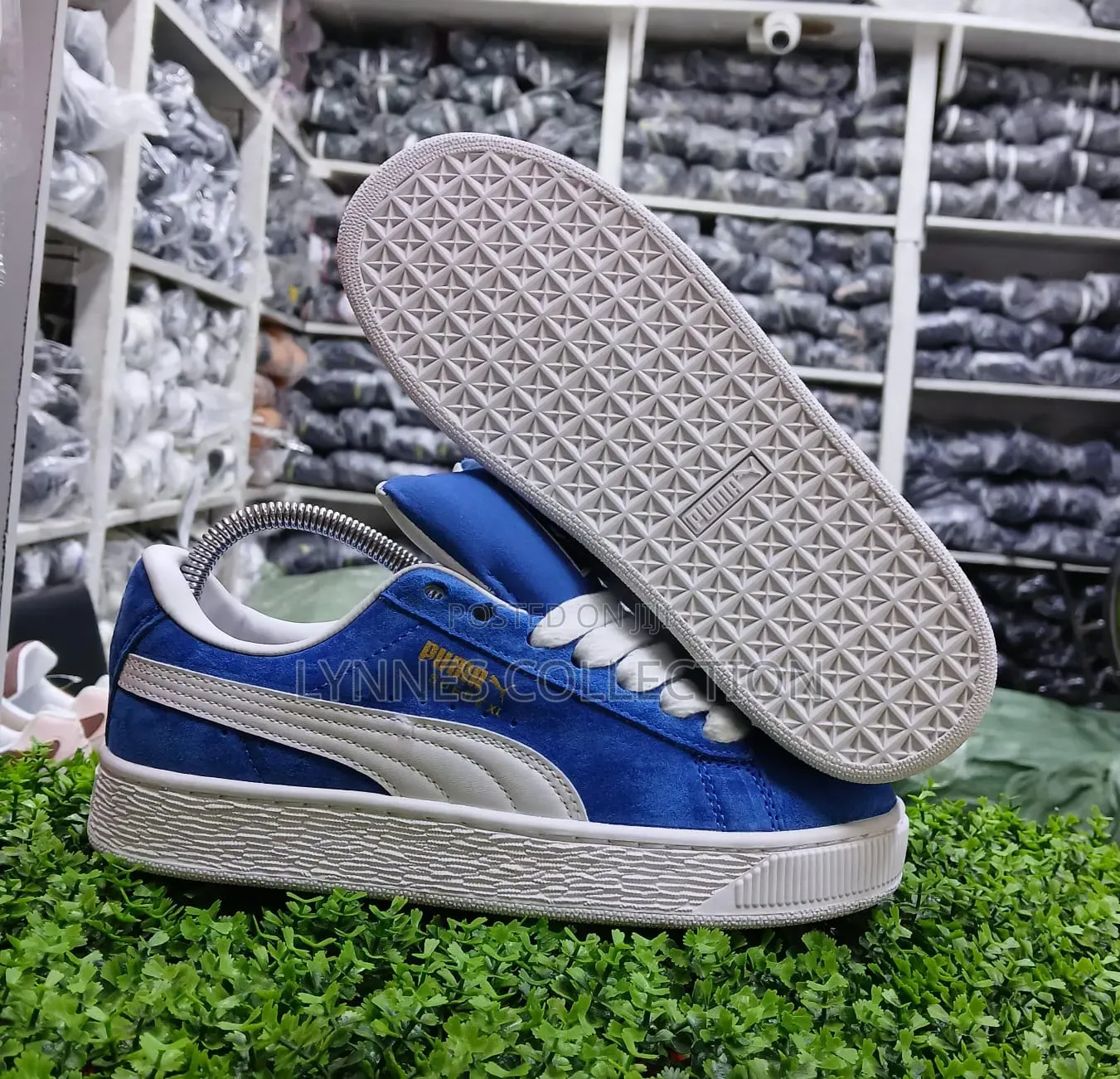 Puma Xl Blue Sneakers – Bold Sporty Streetwear Design