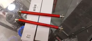 20cm Red Adjustable Bumper Lip Splitter Start Rods