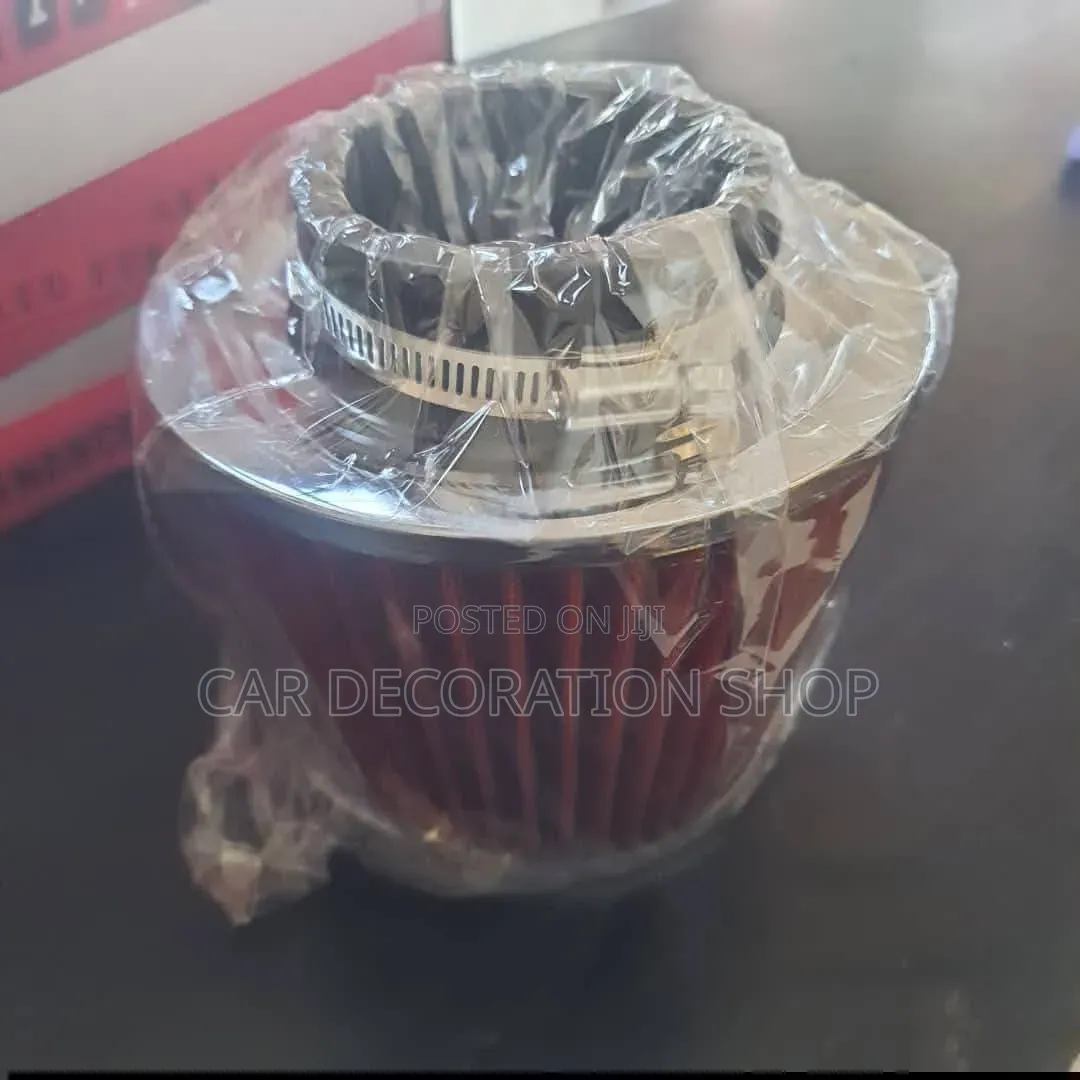 76mm Universal High Cone Air Filter Improves Engine Intake Efficiency