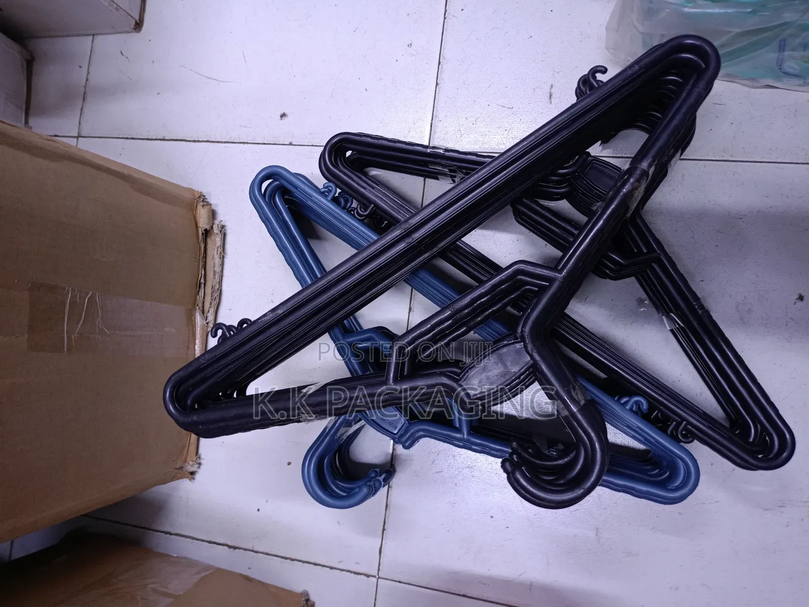 Black and Blue Hangers