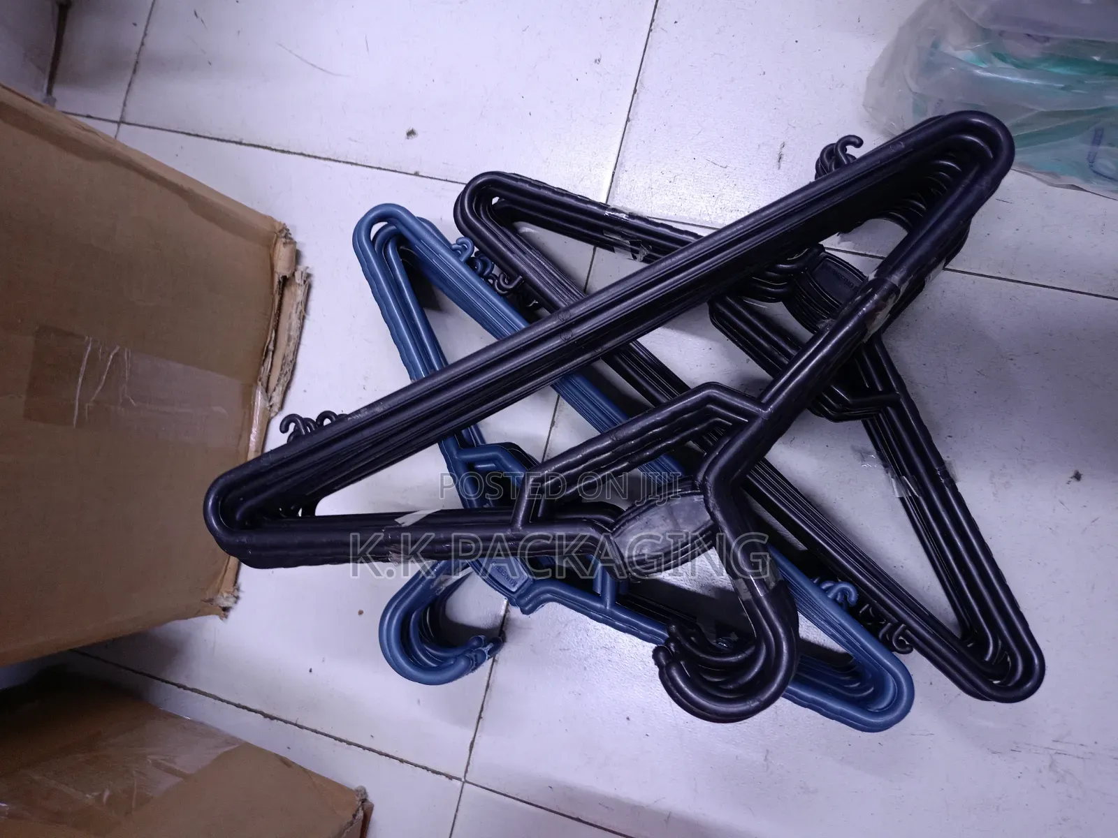 Black and Blue Hangers