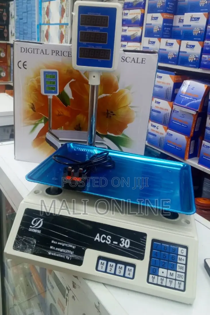 Acs-30 Digital Weighing Scale 30kg Price Computing Electronic Scale