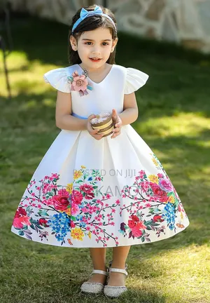 Girls Floral Dress
