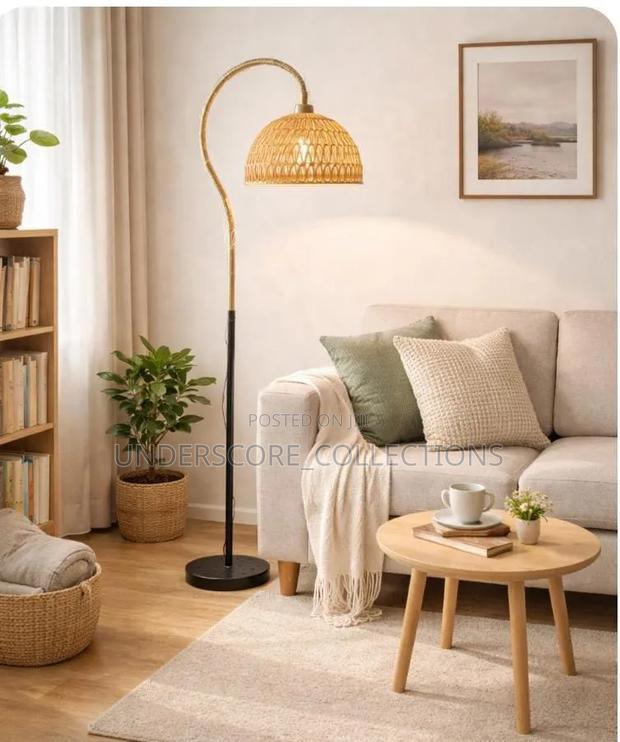Executive Rustic Style Floor Lamp - main view