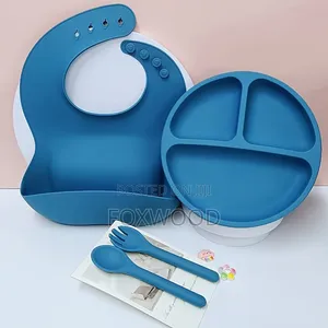 Silicon Baby Feeding Set 4pc