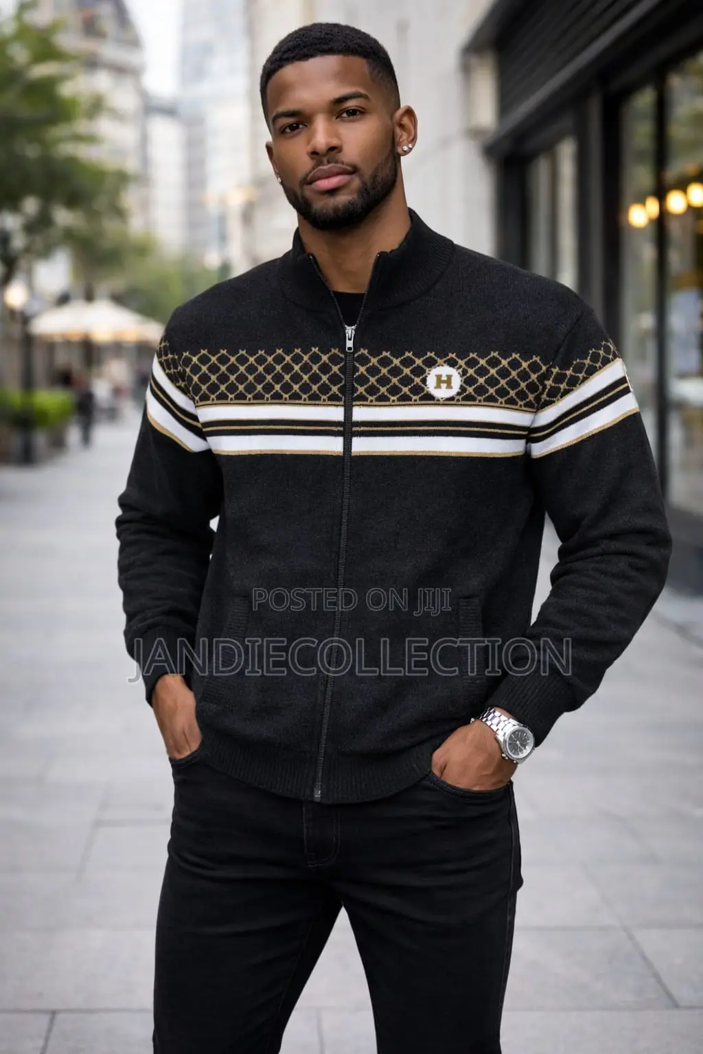 Zipped Sweater on Sale