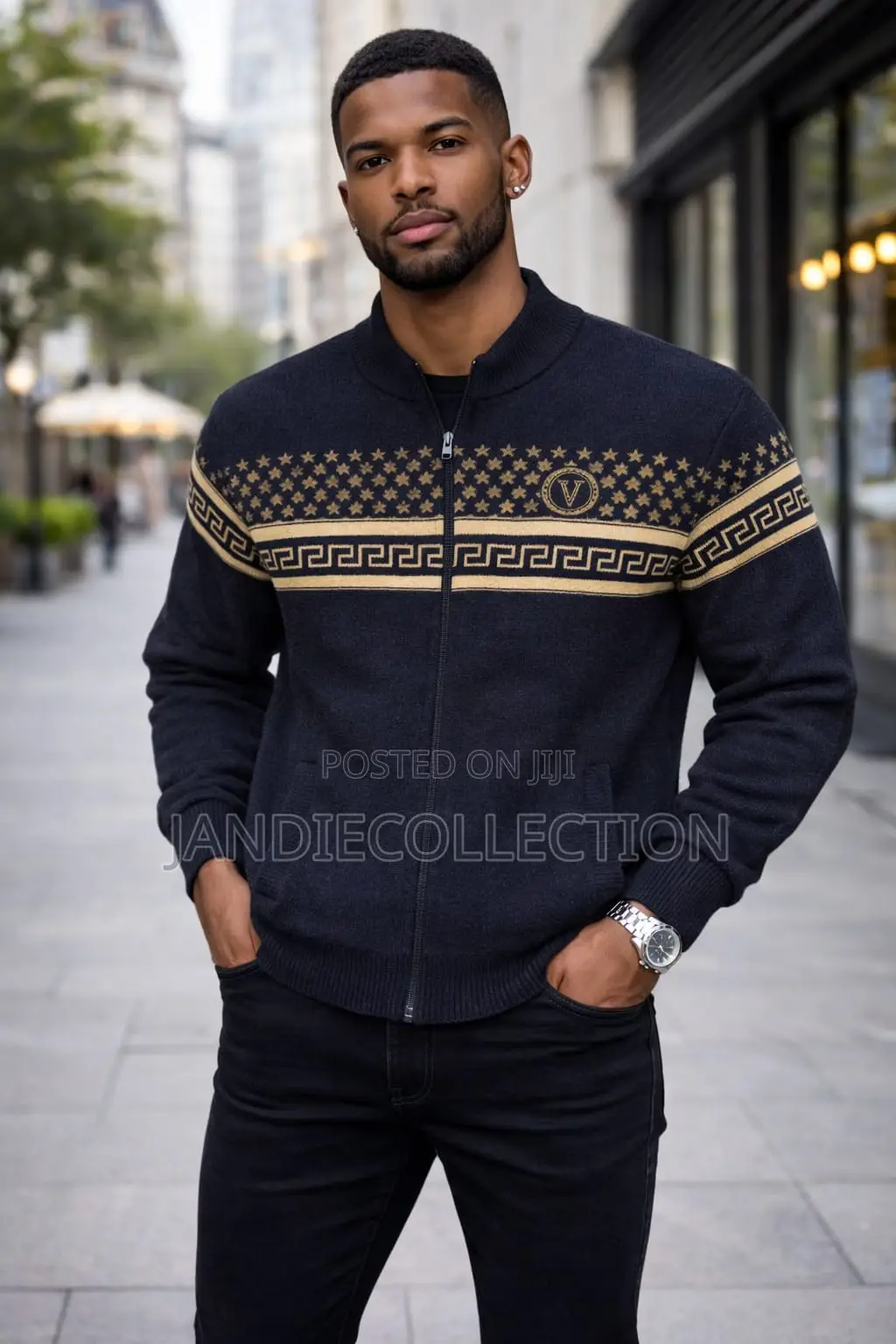 Zipped Sweater on Sale