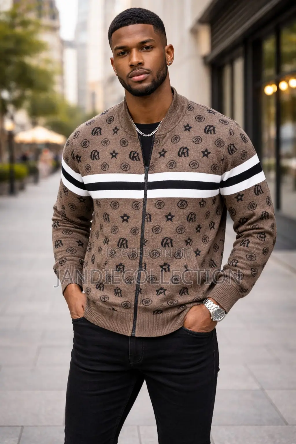 Zipped Sweater on Sale