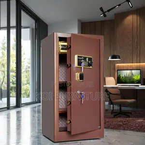 Office Safe : 70kg Heavy-duty Brown Fireproof Digital Safeb