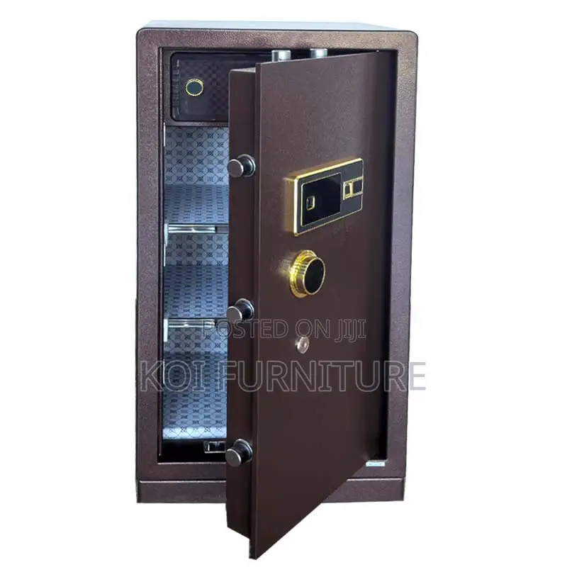 Office Safe : 70kg Heavy-duty Brown Fireproof Digital Safeb