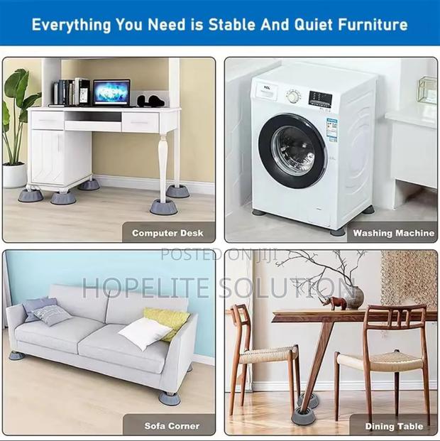 Heavy Duty 4 Pcs Washing Machine Ant - Vibration Pads Now Available - thumbnail 3