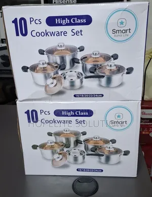 *Smart Raha Life 10pc Cookware Set, Sufuria