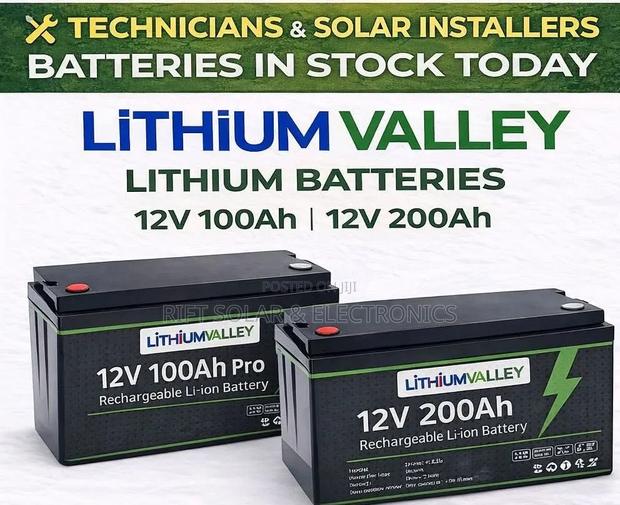 12v - 200ah Lithium Ion Solar Battery Suitable for Off Grid