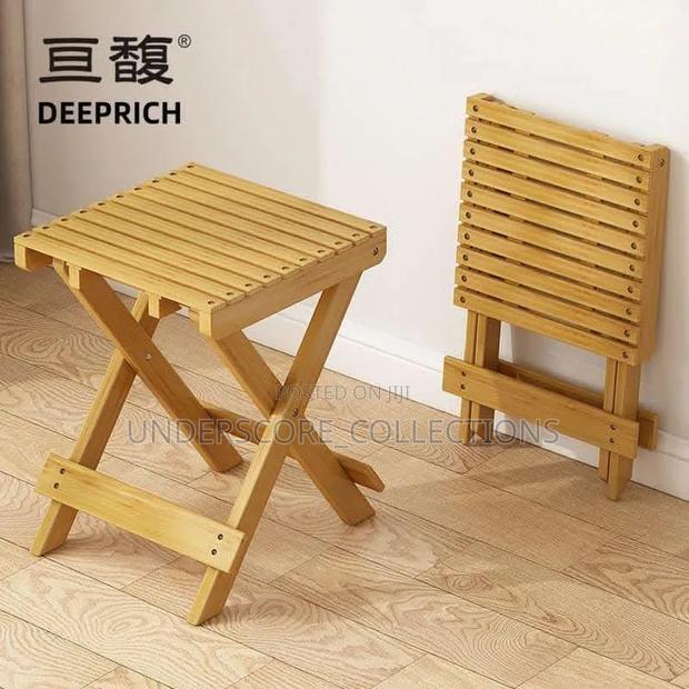 Bamboo Foldable Stool - thumbnail 2
