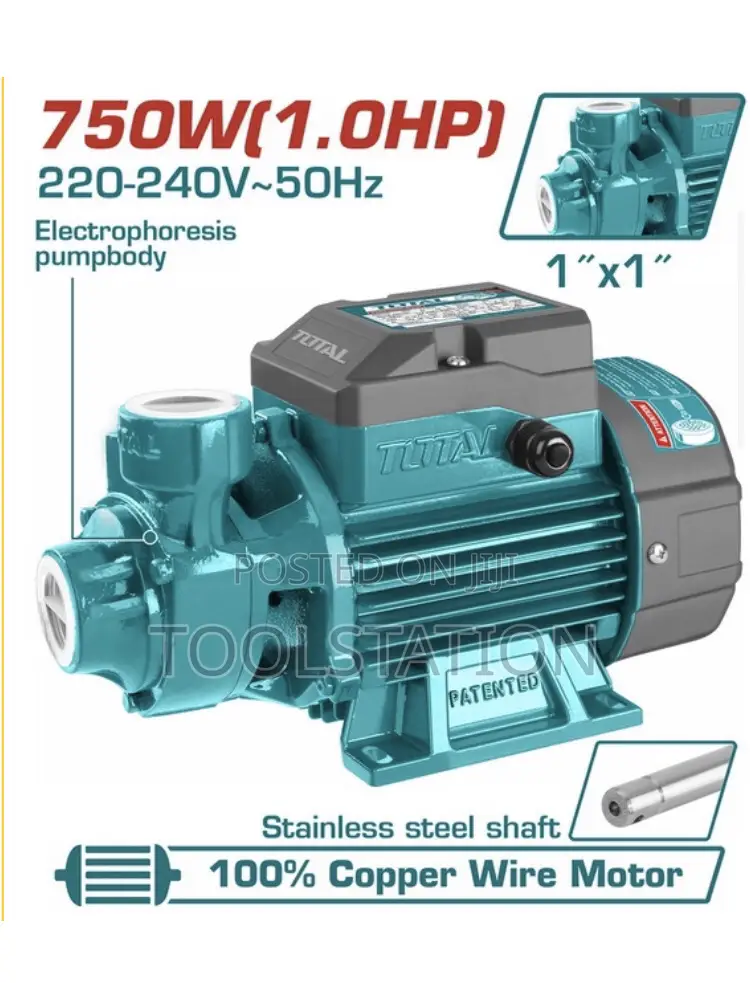 Peripheral Pump 750w(1hp) Max.Head:52m Twp17506