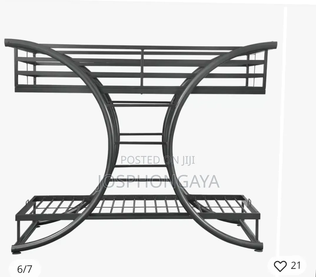 C Shaped Leg Double Decker Bed Frame for Sale,4 by 6 Sized