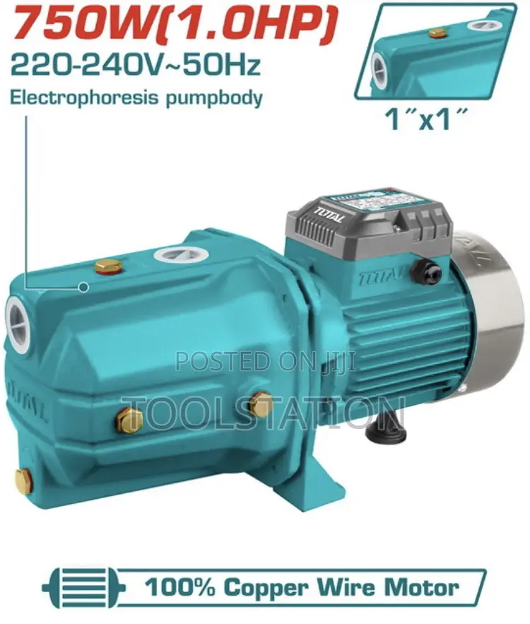 Water Pump Self-Priming Jet Pump 750w(1.0hp) Max.Head:51m Twp37506