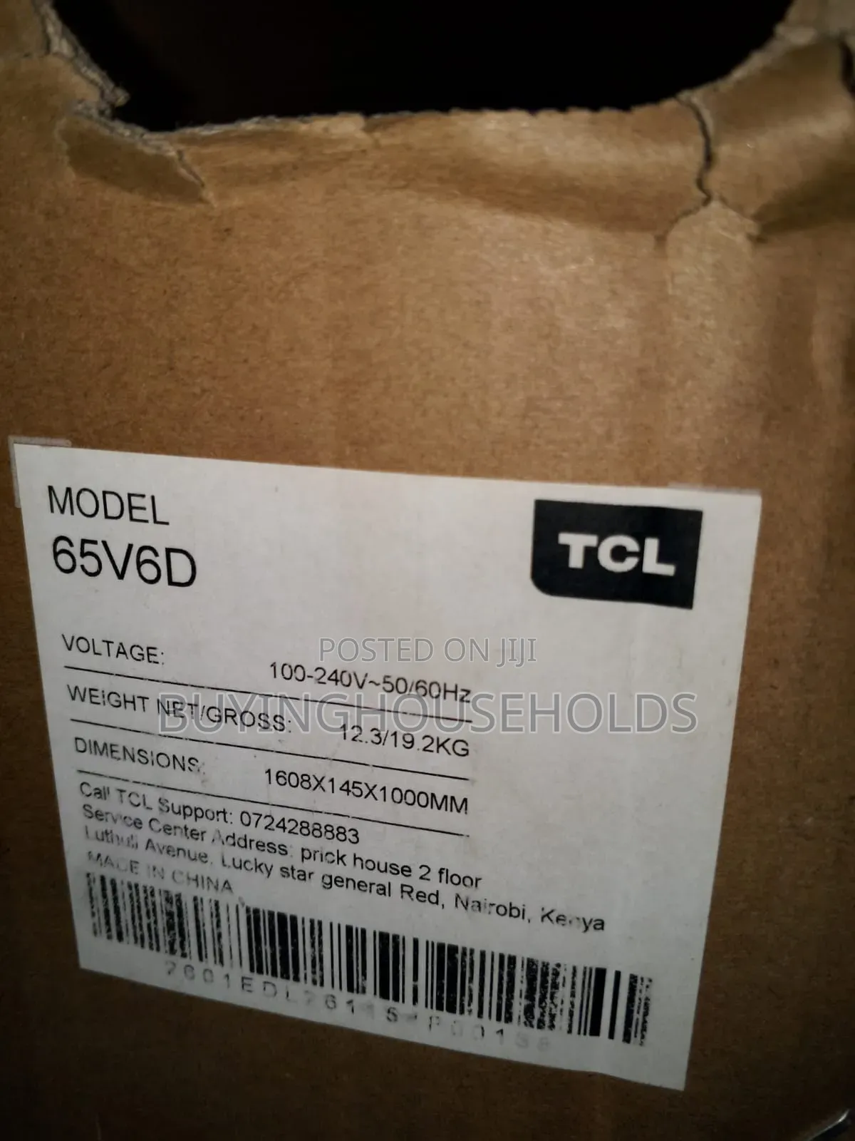 TCL 65" Google Tv 65v6d
