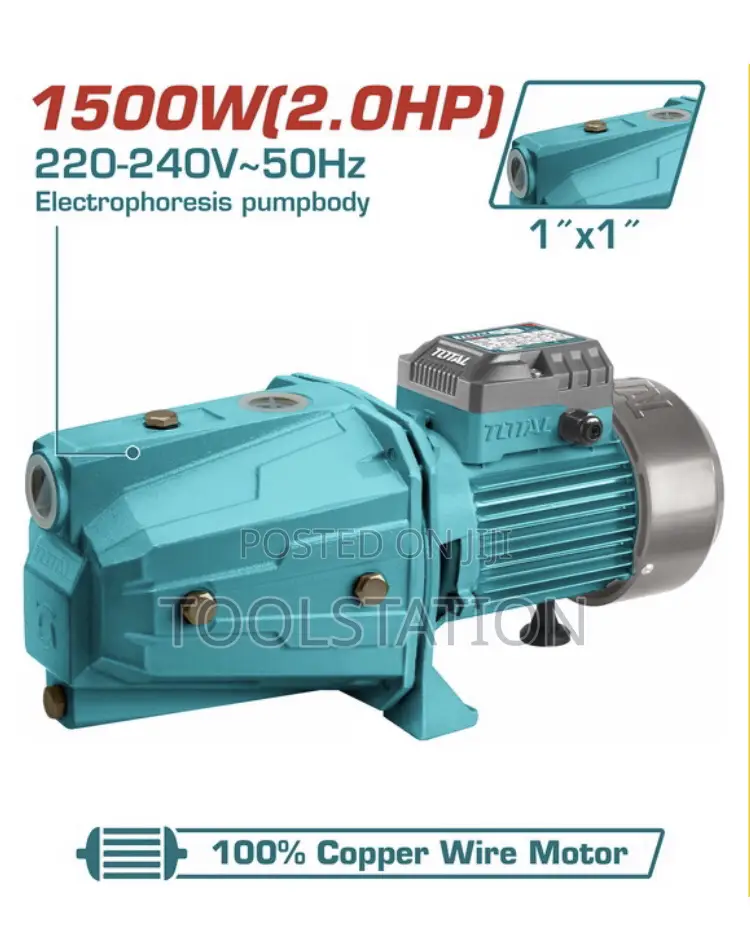 Water Pump Self-Priming Jet Pump 1500w(2.0hp) Max.Head:60m Twp315006