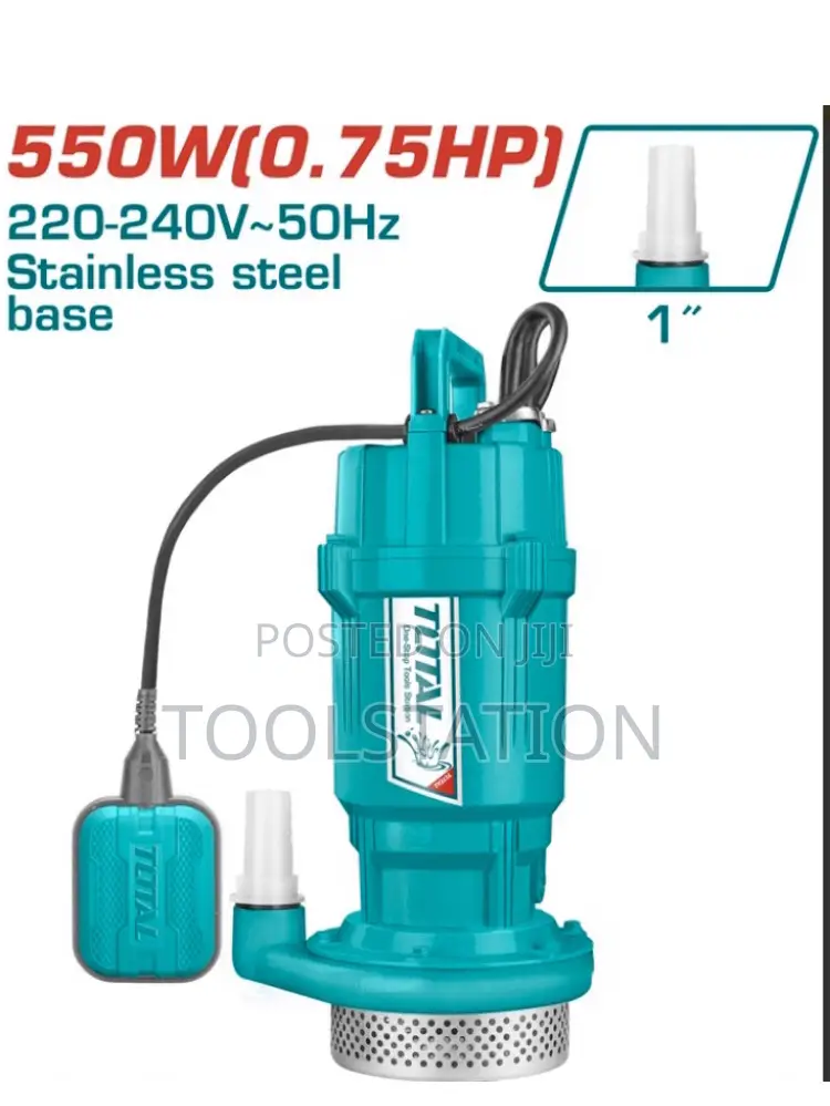 Submersible Pump 550w(0.75hp) Max.Head:25m Twp65506