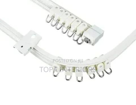 Modern Track Curtain Rail With Accessories