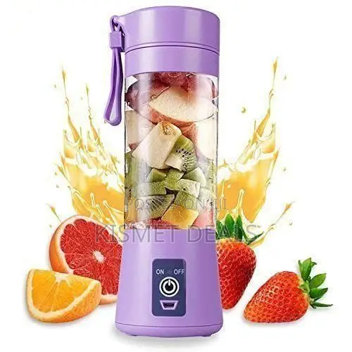 Portable Blender Juicer USB Rechargeable Lightweight Travel-Friendly