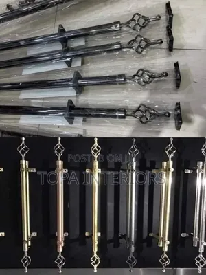 Affordable Window Dressing Telescopic 2m Single Adjustable Curtain Rod