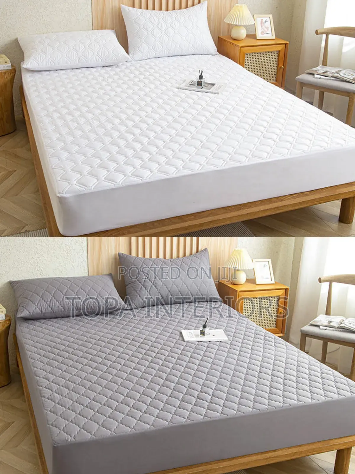 Easy to Clean Fitted Design Top Cover Waterproof Mattress Protector