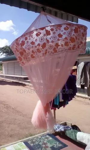 Pink Circled Top Mosquito Net