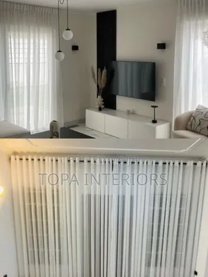 Lightweight White Transparent Sheer Curtains for Living Room Windows