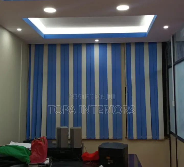 Window Blinds Custom Made Vertical Office Curtains Installation