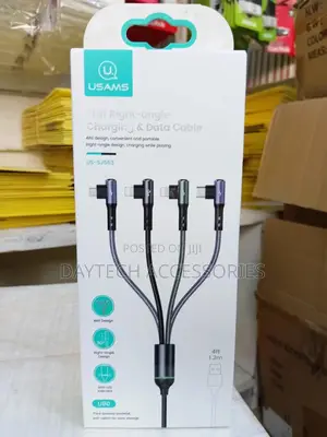Usams U80 (Model Us-Sj563) 4-in-1 Right-Angle Charging Data Cable