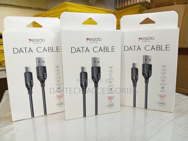 Yesido Ca126c 18w Usb to Type-C Fast Charging Cables.