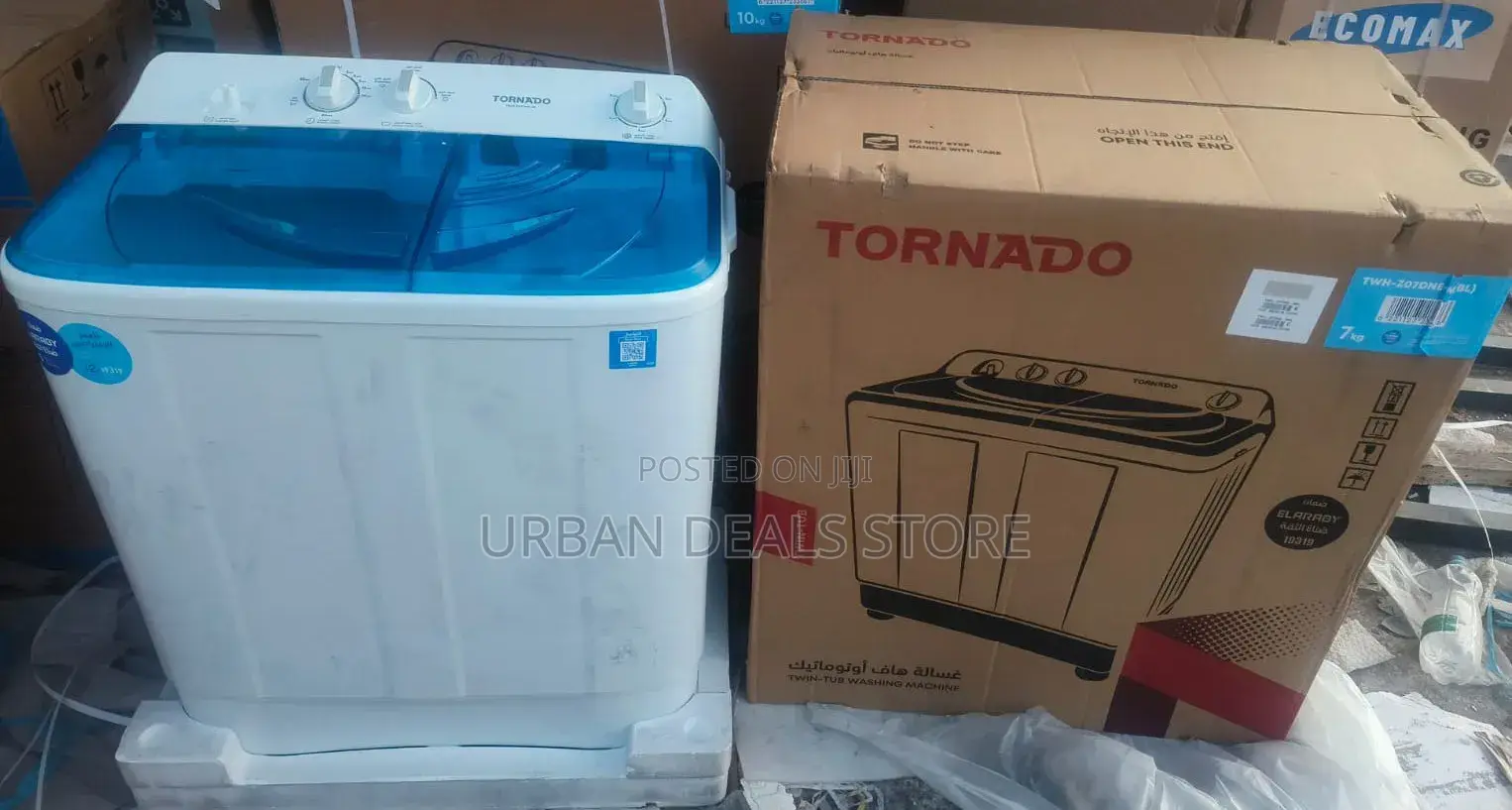Tornado 10kg Twin Tub Washing Machine