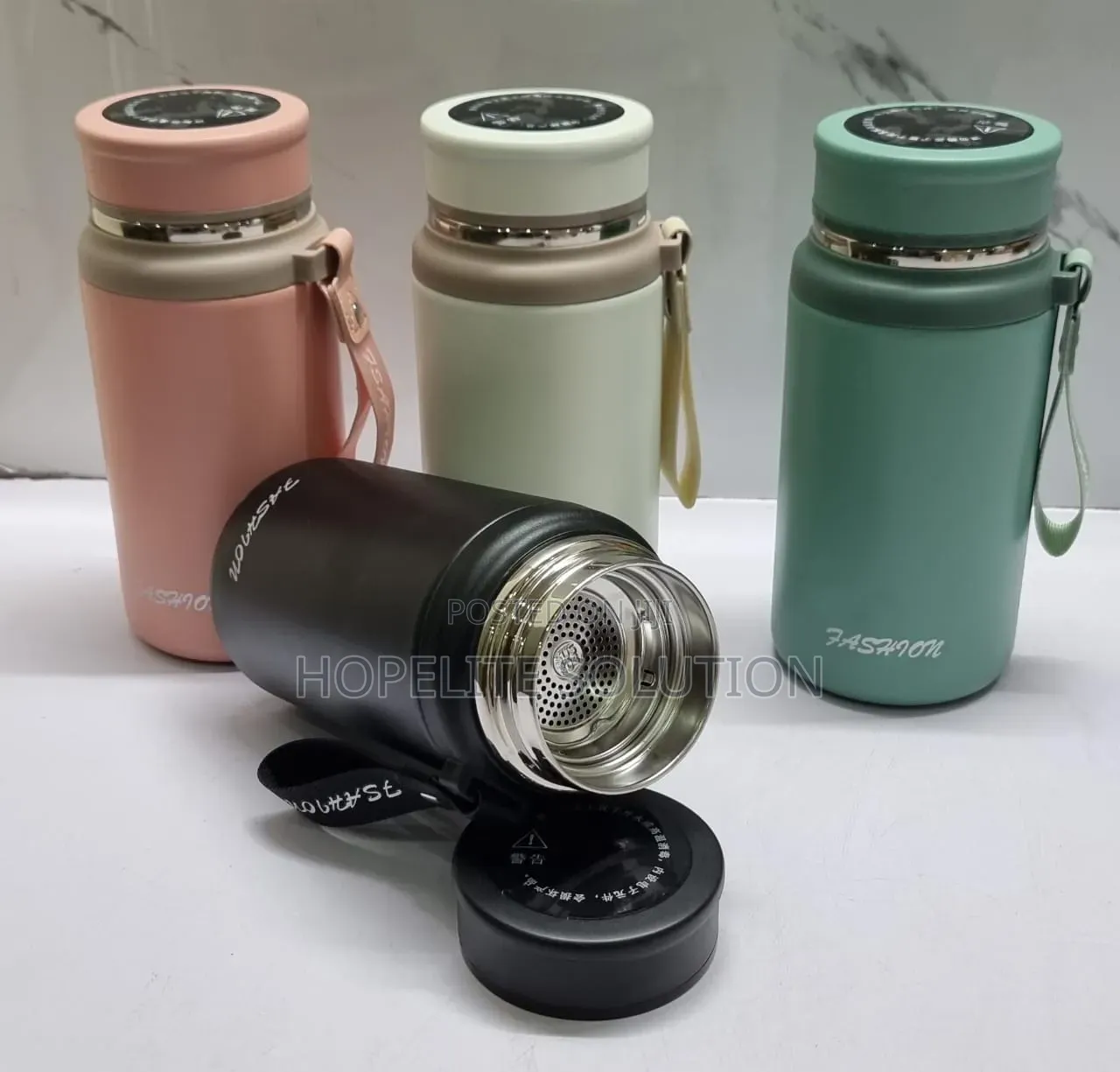 900ml Thermometer Lid Fashion Food Flask Thermocup