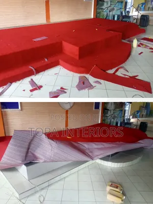 Decorative Church Altar Floor Red Carpets Wall to Wall Flooring