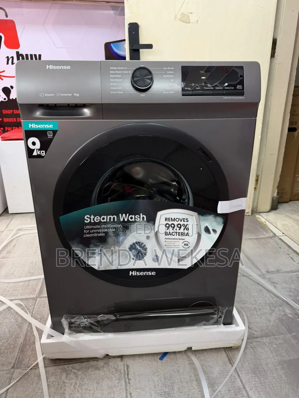 Hisense 9kg Wash and Spin Washing Machine