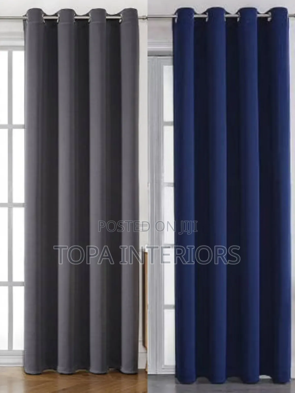 Plain Decorative Drapery Window Curtains
