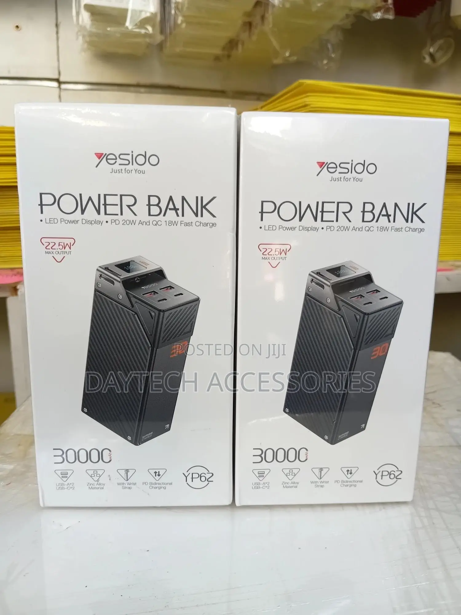 This Is a Yesido Yp62 30000mah Power Bank.