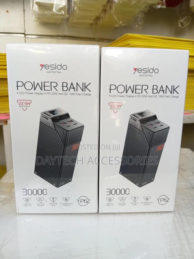 This Is a Yesido Yp62 30000mah Power Bank.