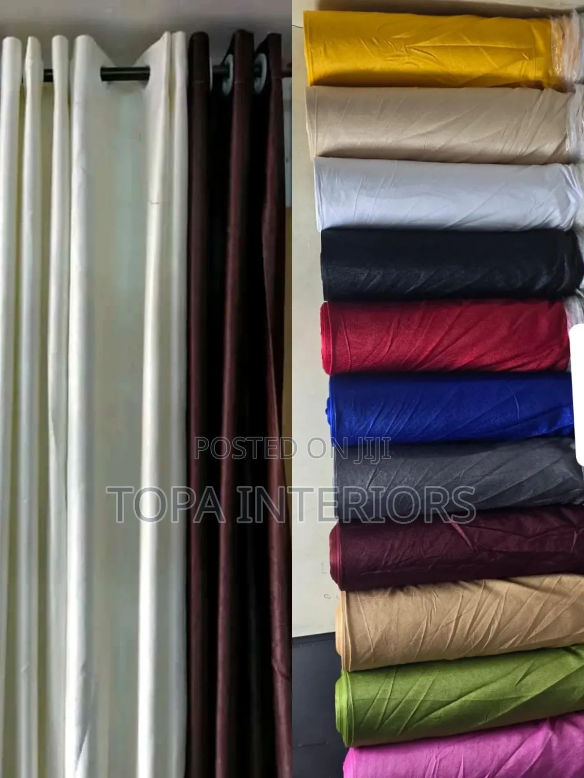 Beatiful Washable Plain Window Dressing Drapery Curtains